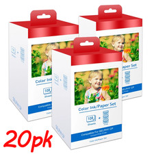20set Canon RP-108 4x6 Paper/Ink,108 Sheets for SELPHY CP1200 CP1300 CP910 CP820