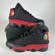 NIKE Air Jordan 13 Retro GS 'Bred' 2017 BLACK/ TRUE RED 414574-004 Youth 5y