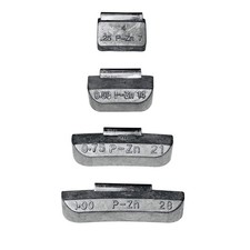 100 Pieces Clip ON Wheel Weights Made of ZINC .25 .50 .75 1.0 (25 Each) for S...