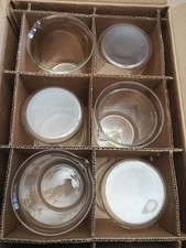 PYREX 1000-1L GRIFFIN BEAKER LOW FORM DOUBLE SCALE 7740 GLASS LOT OF 6 