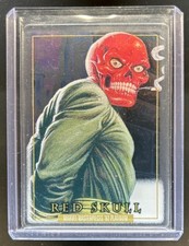 2024 Upper Deck Marvel Masterpieces '92 Platinum Red Skull Plexi #80