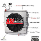 4 Rows Radiator shroud fan Fit 1988-1997 Toyota Surf Hilux LN106 LN111 Diesel MT