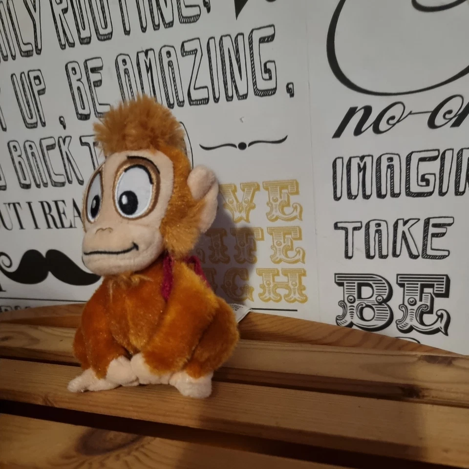 Disney Abu Aladdin Monkey Plush Toy magnetic - Image 3 of 4