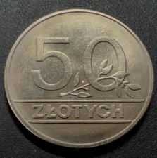POLaND - 50 Zlotych 1990 - Third Polish Republic *UNC