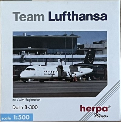 Herpa Wings 1:500 DHC 8-300 Dash 8 Team Lufthansa D-BACH 510011
