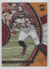 2017 Panini Select Concourse Tri-Color Prizm 187/199 Kendell Beckwith #37 0c4