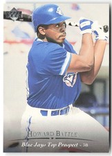 1995 Upper Deck Minor League Top Prospect Howard Battle #124 Blue Jays