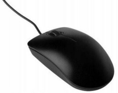 Schwarze USB-Computermaus Kabelgebunden Zuverlässig
