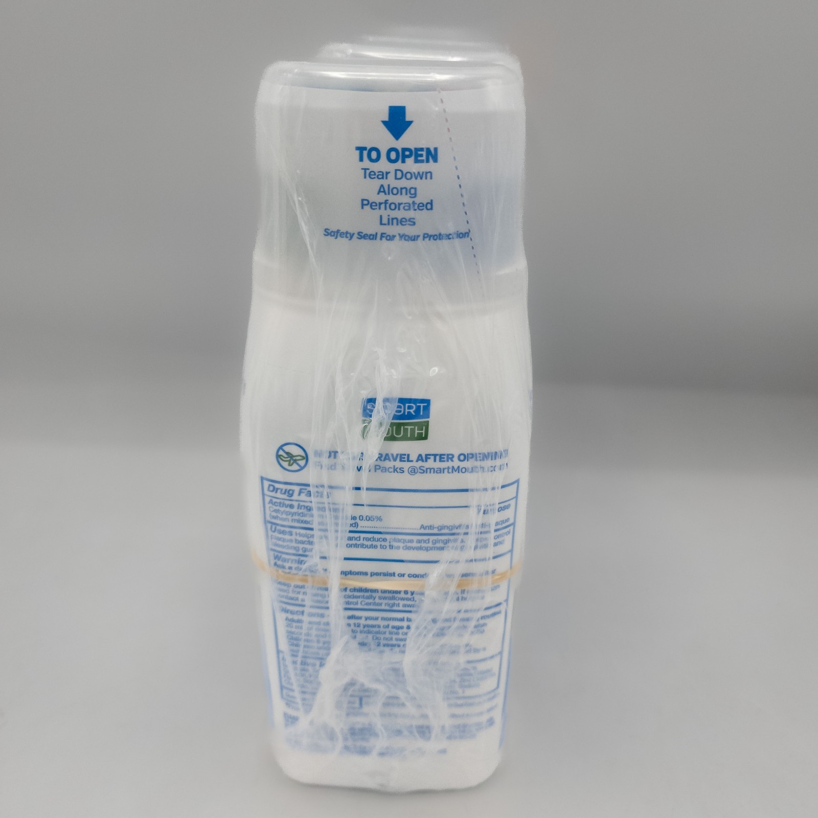 3-Pack SmartMouth Clinical Activated Breath Rinse Mouthwash 16 oz, Mint, Adult