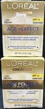 2 loreal age perfect  For Mature day cream SPF 15 anti-sagging mature skin 2.5oz
