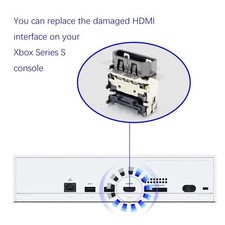 1PCS Original For XBOX Series S X HDMI-compatible Socket Interface Connector