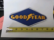 Large Vintage 8.5 X 4 GOODYEAR Racing Patch Tires  1960s 1970s MINT NoS