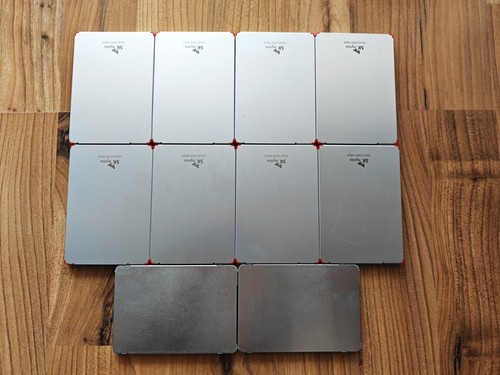 10x 128GB SSDs Konvolut, Sammlung / 2,5" / SATA3 / 7mm / S.M.A.R.T. OK