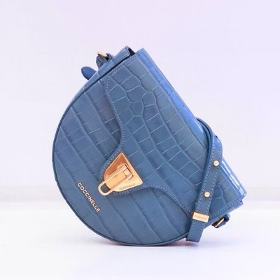 NWOT Coccinelle Beat Soft Crossbody Bag In Light Blue UK