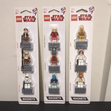 Lego 852843 852844 852845 Star Wars 2009 Magnet Sets NEW 3 Packs