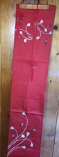 Japanese Vintage Kimono Sash Nagoya Obi cotton Red, Silk, Cotton Or Poly Flowers