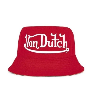 Von Dutch Original Cotton Reversible Bucket Hat Sz. OSFM NEW 