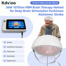36W 1070nm NIR Therapy Helmet 448 Diodes for PTSD Anxiety Depression Support