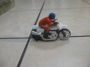 1980 VINTAGE SCHAPER STOMPERS RACING MOTORCYCLE STOMPER CYCLE with RIDER COOL