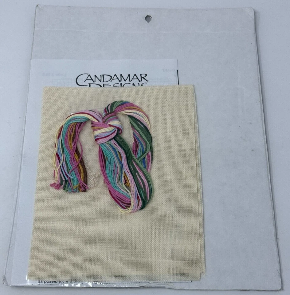 Candamar Designs, Robin Kingsley, Loving Hearts Cross Stitch Sampler, Nuevo, 2002 Foto 2 de 2