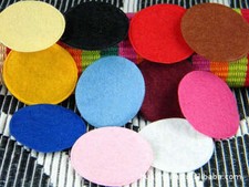 50-500pcs 25mm UPICK Colors Die Cut Felt Circle Cardmaking Appliques decoration