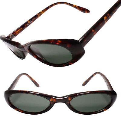 Rockabilly Style Bold Aesthetic Deadstock Vintage Tortoise Cat Eye  Sunglasses