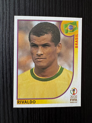 Panini WM 2002 Rivaldo Nr. 183 Sticker Brasilien