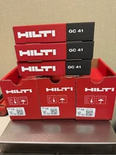 Hilti 3/4 GX-3 Pins with GC-41 Fuel Cell 2700 pins & 3 fuel cells NIB Free ship