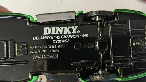 1990 MATCHBOX EXCLUSIVES DINKY 1946 DELAHAYE 145 CHAPRON 1:43 SCALE - Picture 6 of 10