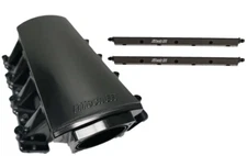 FiTech 70067 LS7 Short Aluminum Intake Manifold w/ Fuel Rails