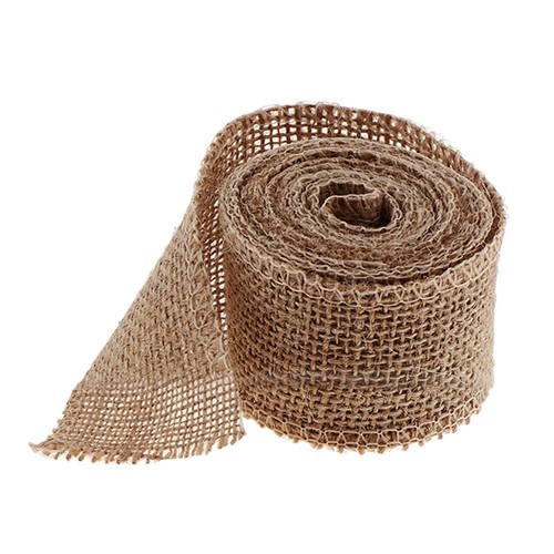 2 Meters Rustic Wedding Party Jute Burlap Hessian Ribbons - Picture 7 of 7