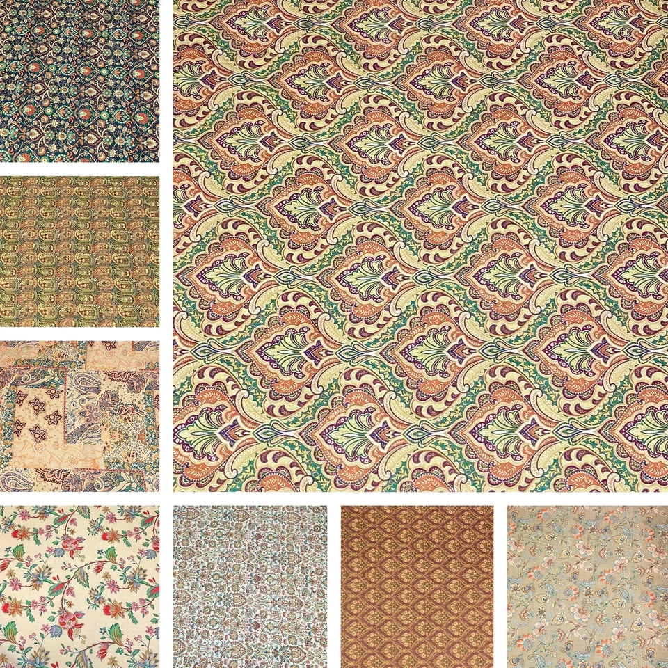 THE FABRIC GUYS 3 Metre Length Super Soft Printed Cashmere Jersey Fabric 45" Wide Light Weight