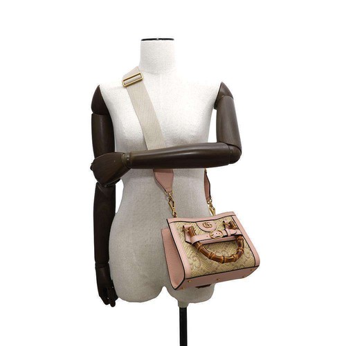 GUCCI GUCCI Diana GG Mini Bamboo Tote Bag Japan Limited Edition Size Mini Ra... - Bild 4 von 15