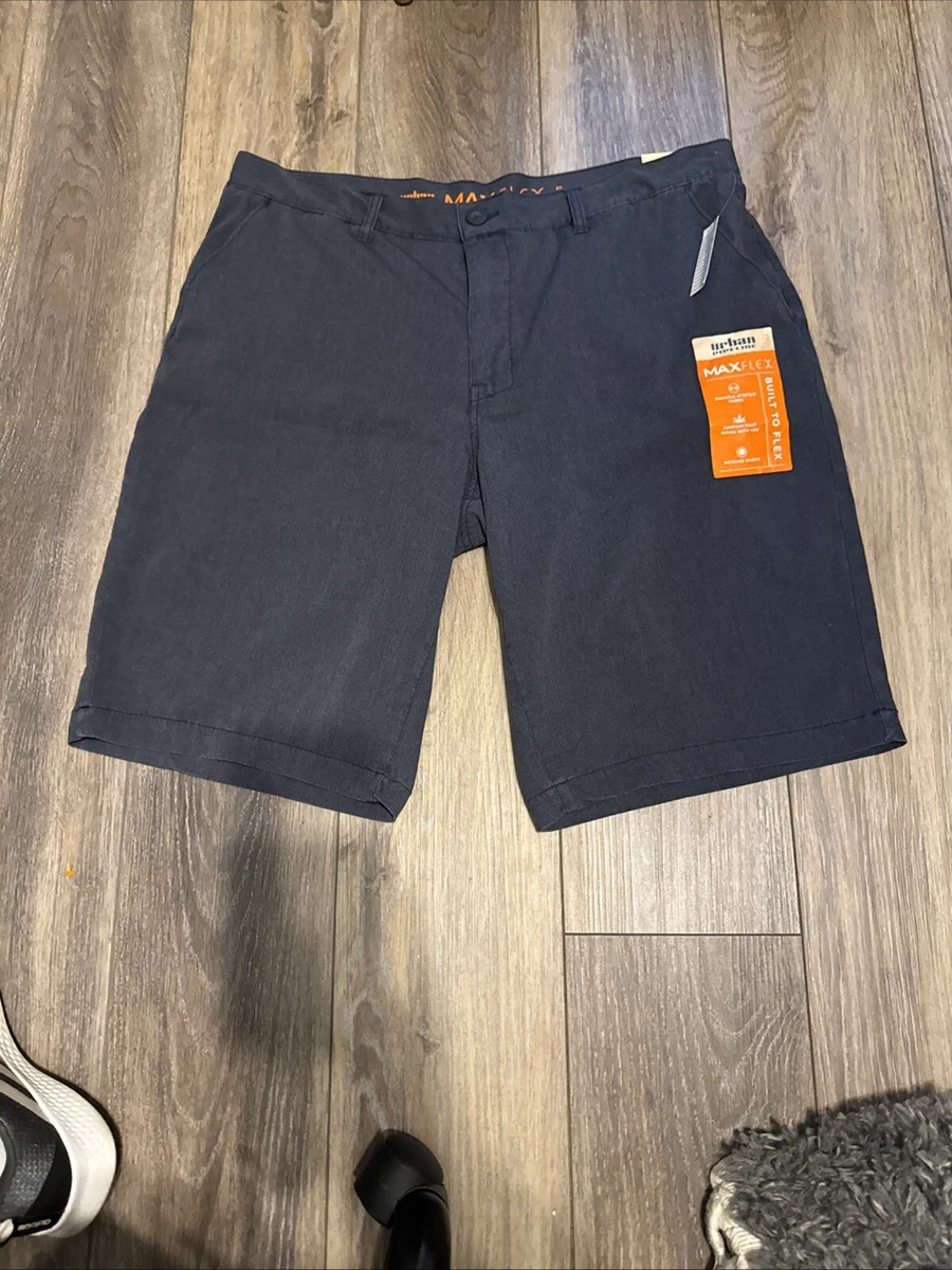 Short Casual Urban Pipeline – Gris Foncé, Taille 29, 100% Coton, Neuf