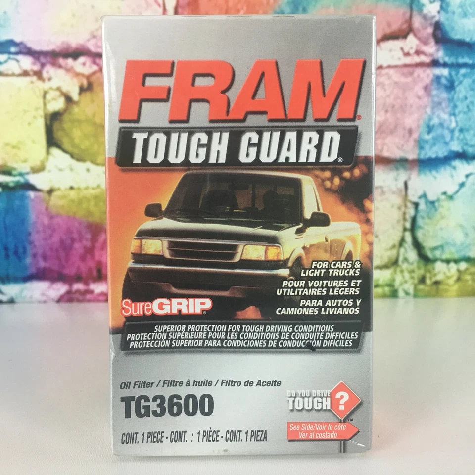 Filtro de aceite de motor protector resistente FRAM TG3600 agarre seguro autos camiones piezas NUEVO SELLADO Foto 2 de 4