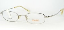 ESPRIT 9143 COLOR-048 SILVER EYEGLASSES GLASSES TITANIUM FRAME 47-20-135mm