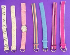 Geneve Quartz Interchangeable Wristwatch Set Multicolor Bands Preppy SALE!