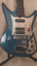 Vintage 1960s Teisco Del Rey Et-312 / Teisco K3l Guitar