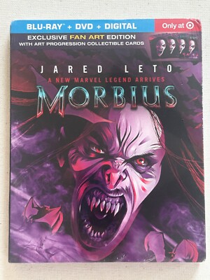 Morbius (BLU-RAY+DVD+Digital) W/Slipcover Target Exclusive Collector's Edition