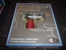 Kensington K64576US ComboSaver Portable Notebook Computer Lock Red 