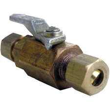 LASCO 17-0995 1/4-Inch Compression by 1/4-Inch Compression Brass Ball Valve
