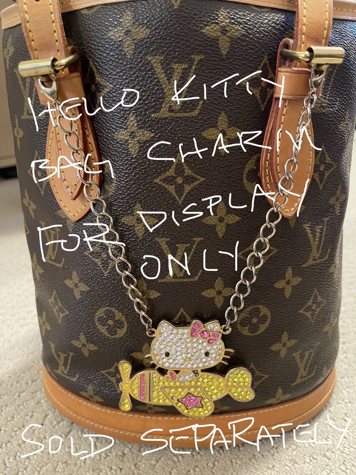 LOUIS VUITTON PETIT BUCKET MONOGRAM CANVAS SATCHE… - image 8