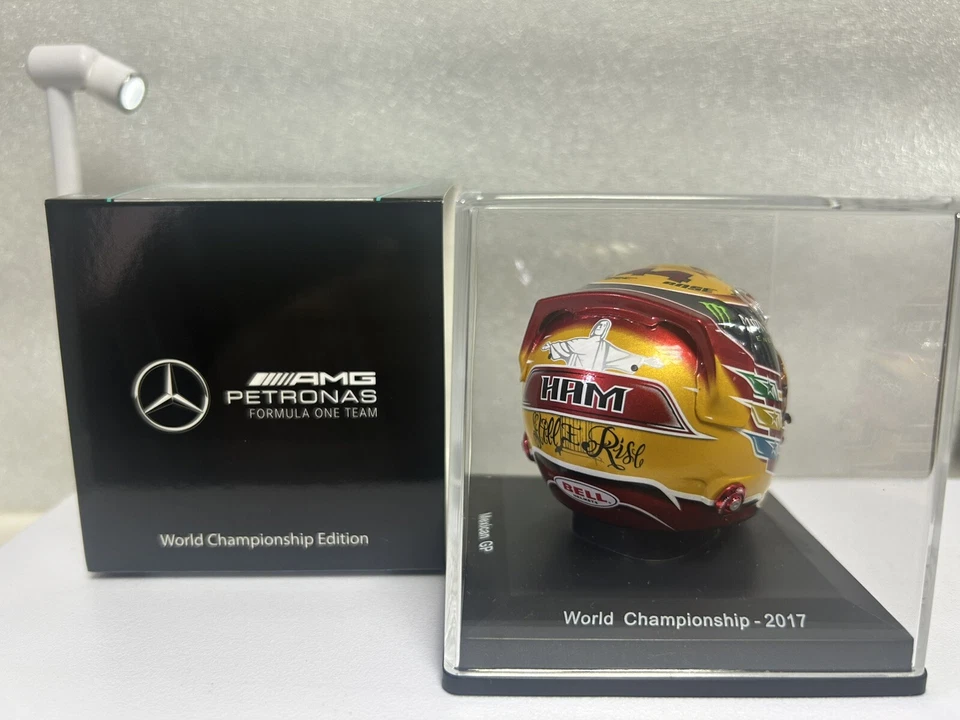 Lewis Hamilton Mercedes F1 2017 Mexico GP Exclusive WC Helmet 1/5 - Image 2 of 4