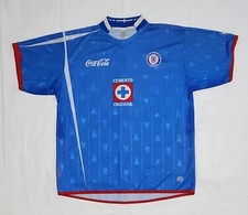 Mens Remini Cruz Azul Blue Home Soccer 21 Jersey-Has Bleach Stains