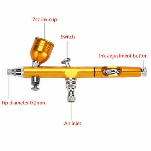 Aerografo SPARMAX SP20 X - Doppia Azione, Ugello 0.2 Mm, Benna 7 Ml - Foto 6