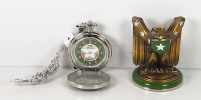 Franklin Mint Harley Davidson 1942 WLA Military Pocket Watch Stand