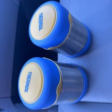 Two Hot Food Jar Lunch Steel 10oz. Leak-Proof Stainless steel Thermos Foogo