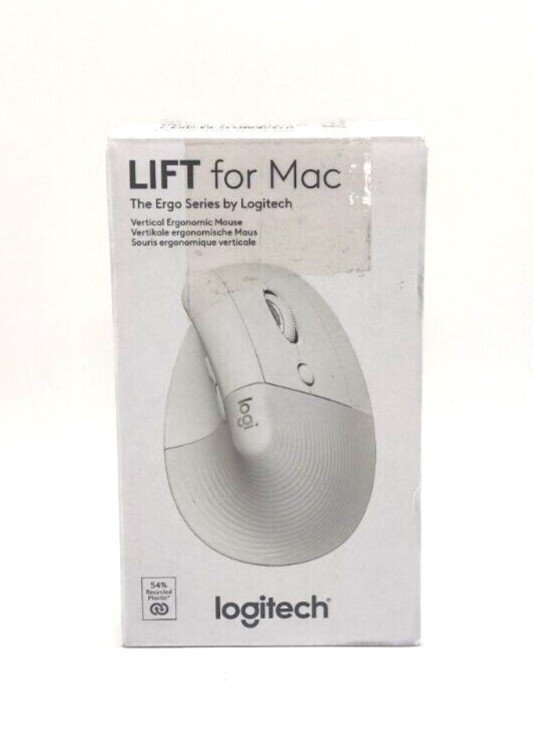 Logitech Lift for Mac, kabellose vertikale ergonomische Maus, Bluetooth