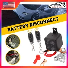 Car Battery Switch Relay Integrated Wireless Remote Disconnect Cut Off Isolator