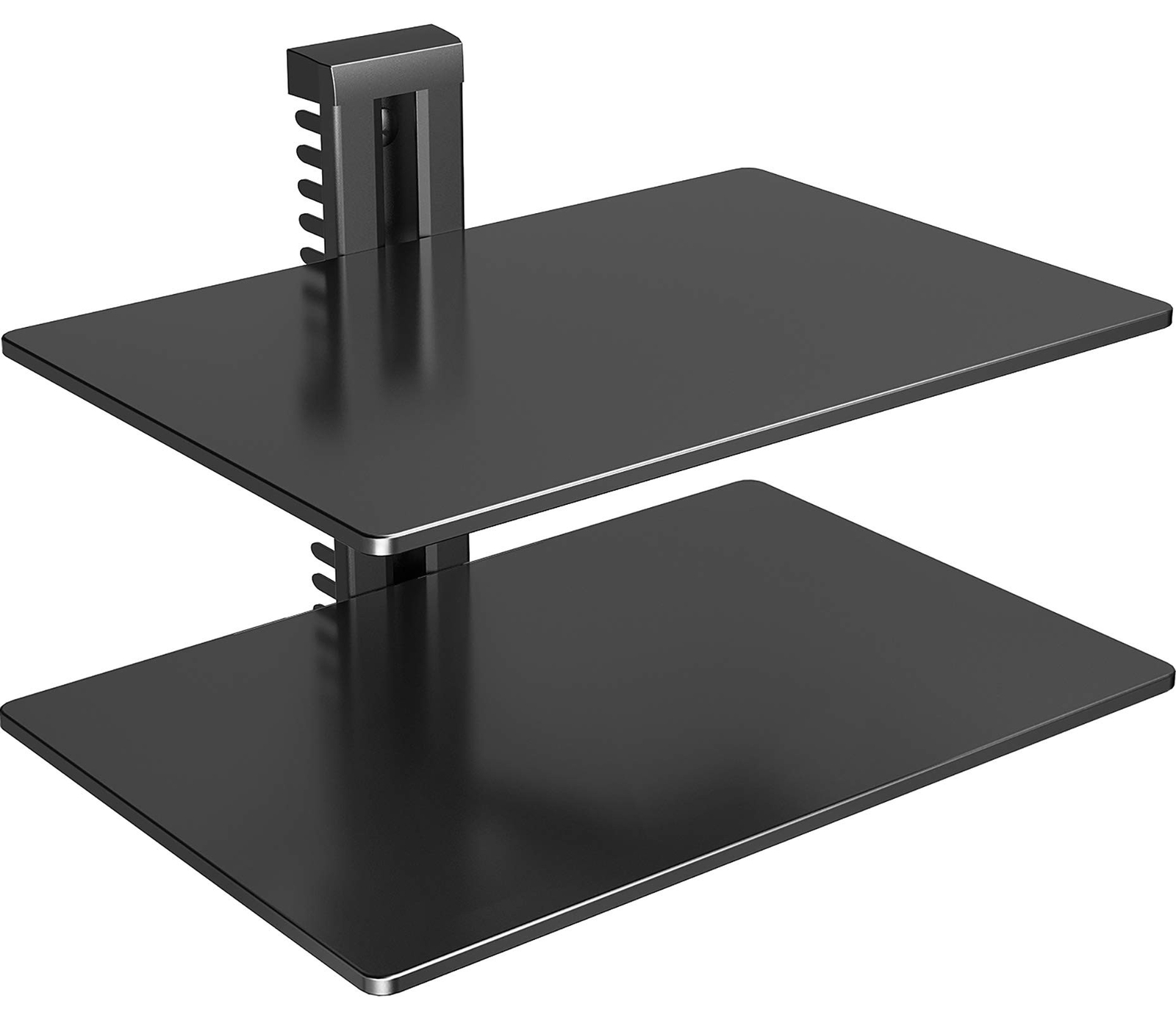 PERLESMITH Floating AV Shelf Double Wall Mount TV Shelf - Holds up to 17.6lbs...
